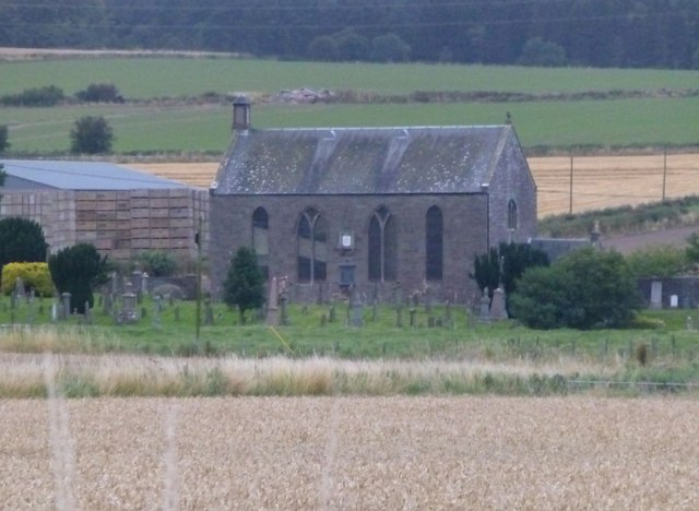 Monikie Church among the Angus fields